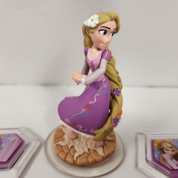 Disney Infinity 1.0 Princess Rapunzel Tangled Figurine 3 Power Disk - Picture 2 of 4